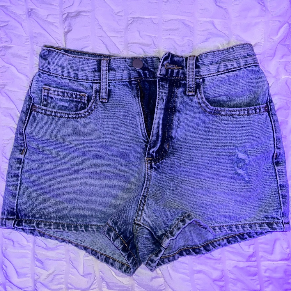 Altar'd State Light Blue Jean Shorts